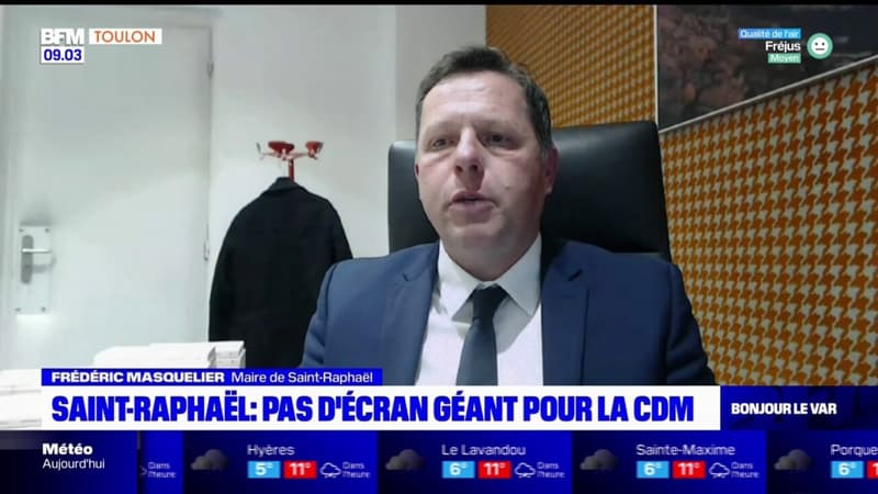 Coupe du monde: pas d'écran géant à Saint-Raphaël pour la demi-finale