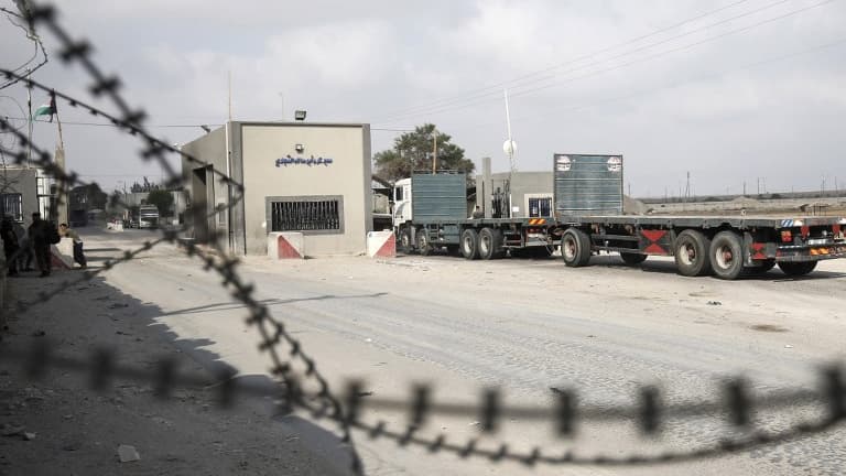 Le poste de Kerem Shalom, principal point de passage de marchandises entre Israël et la bande de Gaza