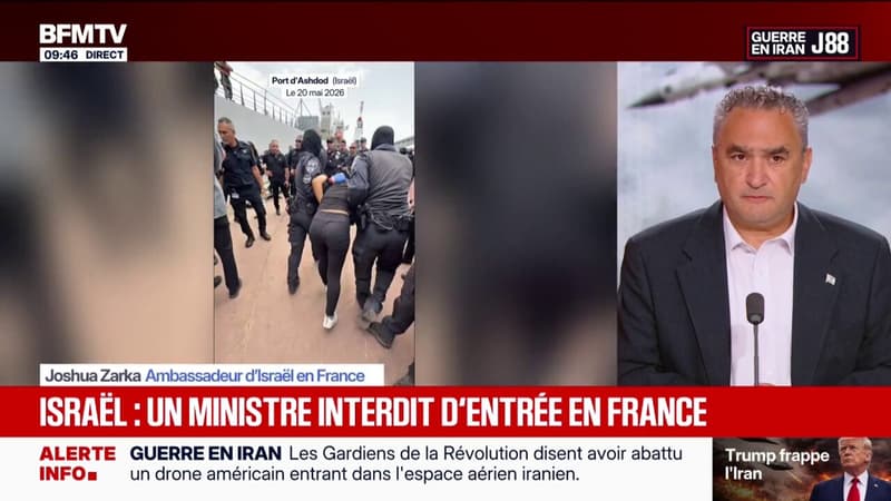 "Ça ne fait que l'aider dans une période électorale": l'ambassadeur d'Israël en France évoque l'interdiction de territoire français du ministre israélien Ben Gvir