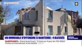 Hauts-de-Seine: un immeuble s'effondre à Nanterre, quatre blessés