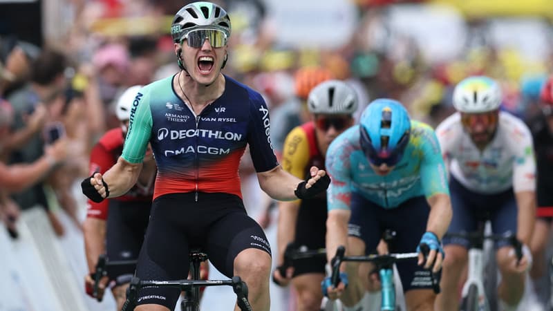 Olav Kooij s impose sur la 5e etape du Tour de France 2026 le 8 juillet 2026 2317311