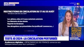 JO de Paris 2024: circulation perturbée pendant des épreuves test