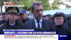 Christophe Castaner: à Calais, "là où il y avait 10.000 personnes il y a quelques années, il y en a 400 actuellement"