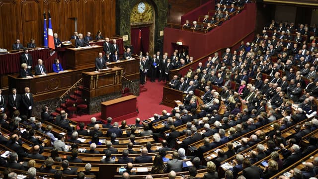 Le Parlement réuni en Congrès à Versailles en novembre 2015 (photo d'illustration)
