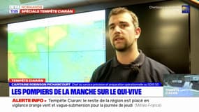 Tempête Ciaran: les pompiers de la Manche sur le qui-vive