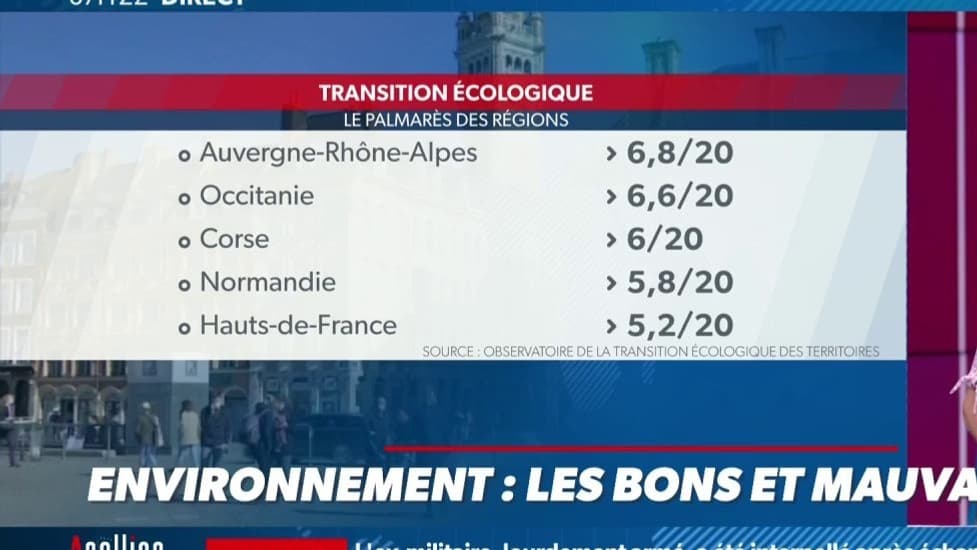 Pollution de l'air, biodiversité, transport, agriculture... Quelles sont les régions "mauvaises élèves" en matière d'environnement?
Pollution de l'air, biodiversité, transport, agriculture... Quelles sont les régions "mauvaises élèves" en matière d'environnement?