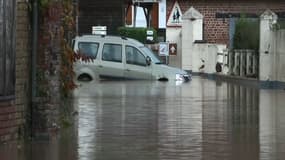 La commune de Breussent sous les eaux (image d'illustration). 