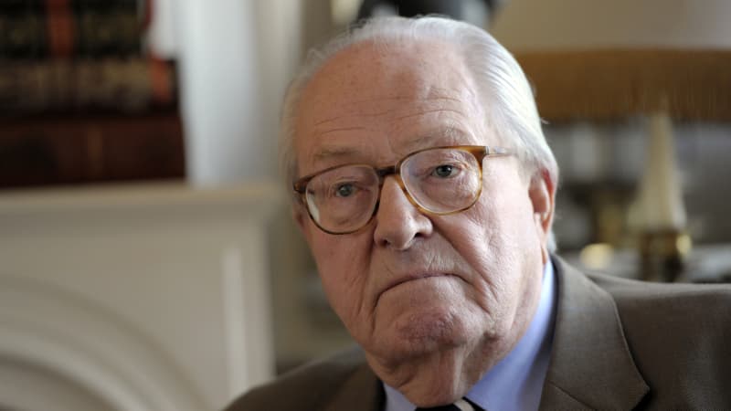 Le président d'honneur du Front national Jean-Marie Le Pen