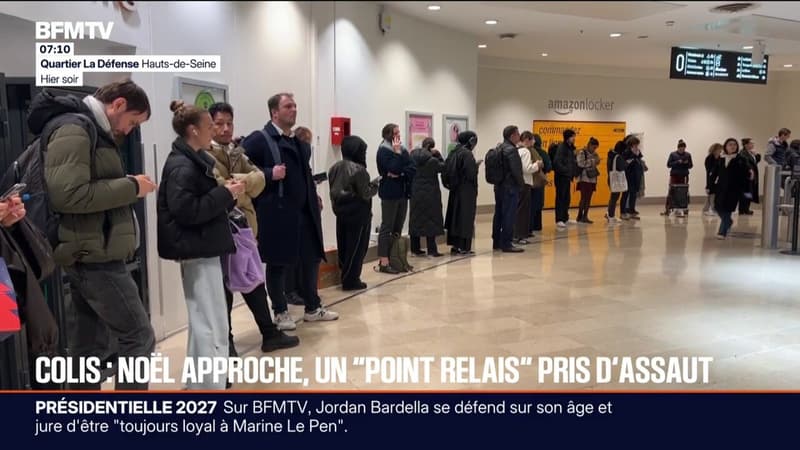 "Je pense que je vais éviter de revenir": un point relais pris d'assaut à quelques jours de Noël