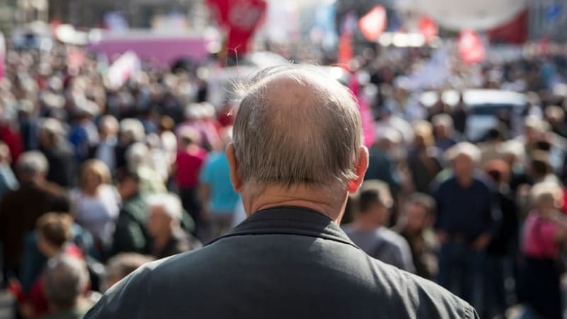 Retraités manifestant à Paris. (Photo d'illustration)