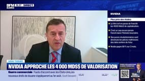 Nvidia approche les 4.000 milliards de dollars de valorisation