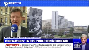 Coronavirus: le maire de Bordeaux évoque des nouvelles "rassurantes" du patient hospitalisé dans sa ville