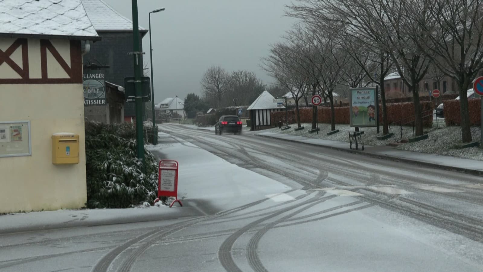 La neige dans la commune de Louvetot, en Seine-Maritime, ce mercredi 8 janvier La neige dans la commune de Louvetot, en Seine-Maritime, ce mercredi 8 janvier