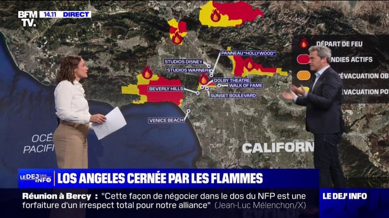 Beverly Hills, Sunset Boulevard, Walk of Fame... Les lieux emblématiques de Los Angeles menacés par les incendies