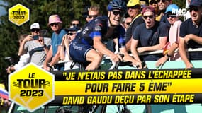 Tour de France - E17 : "Je n'étais pas dans l'échappée pour faire 5ème" David Gaudu déçu à l'arrivée