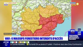 Var: 6 massifs forestiers interdits d'accès