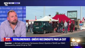 Carburant: Geoffrey Caillon (CFDT TotalEnergies) appelle à "revenir à la raison et à l'apaisement"