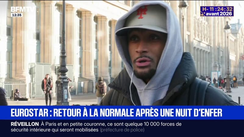 Panne Eurostar: "Ils nous ont gardé dans le train", témoigne un passager anglais