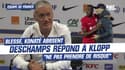 French team: Tackled by Klopp, Deschamps responds to the absence of Konaté