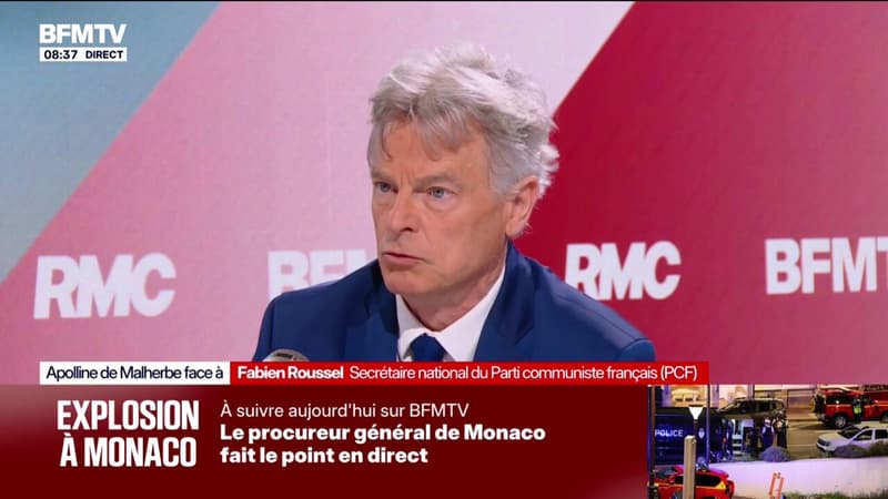 Canicule: "On est démunis face à tout ça, j'ai besoin que l'État nous accompagne beaucoup plus", estime Fabien Roussel (PCF)
