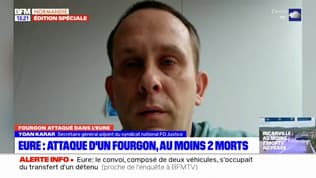Attaque d'un fourgon pénitentiaire dans l'Eure: le syndicat national FO Justice réagit