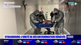 Strasbourg: l'unité de décontamination rénovée