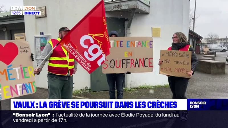 Vaulx-en-Velin: la grève se poursuit dans les crèches