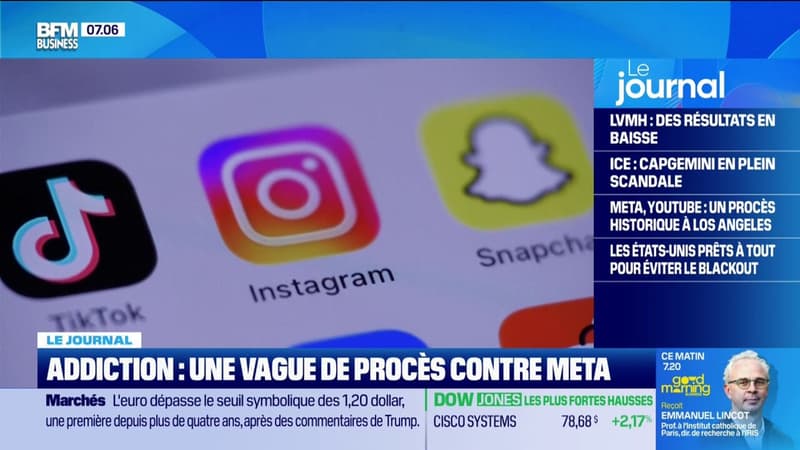 Addiction : une vague de procès contre Meta