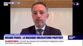 Masque obligatoire à Paris: "il faut maintenant passer à la sanction", selon Emmanuel Grégoire