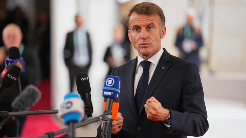 Emmanuel Macron estime que l'Europe est "dans une confrontation avec la Russie"