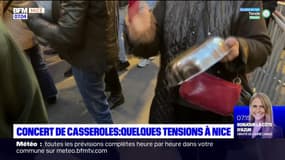Allocution d'Emmanuel Macron: concert de casseroles à Nice