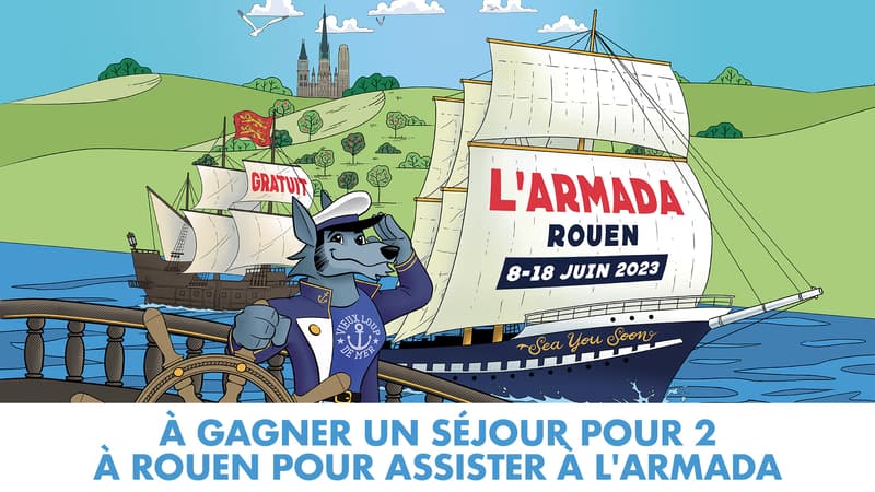 A gagner : un séjour d'une valeur de 600 euros pour deux à Rouen lors de l'Armada