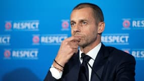 Le président de l'UEFA Aleksander Ceferin, le 19 avril 2021 à Montreux