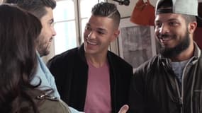 Hatem Ben Arfa sur le tournage de la web-série de Nawell Madani "Couscous, c'est nous"