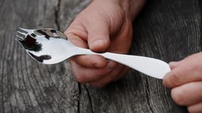 La "Georgette", le couvert innovant mis au point par le trappeur français Jean-Louis Orengo pendant l'une de ses expéditions 