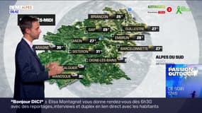 Météo Alpes du Sud: un ciel orageux ce jeudi, jusqu'à 28°C attendus à Embrun et 30°C à Manosque