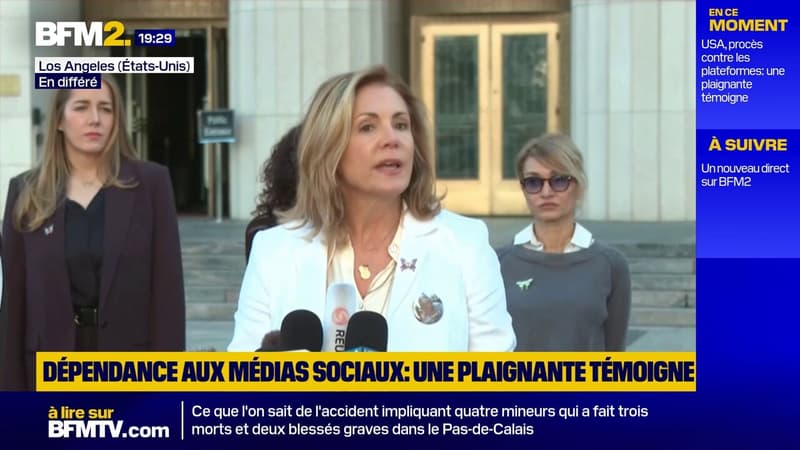 Procès américains contre les réseaux sociaux: "Nous sommes devenus le terrain d'essai, tout comme nos enfants", déplore une mère de famille
