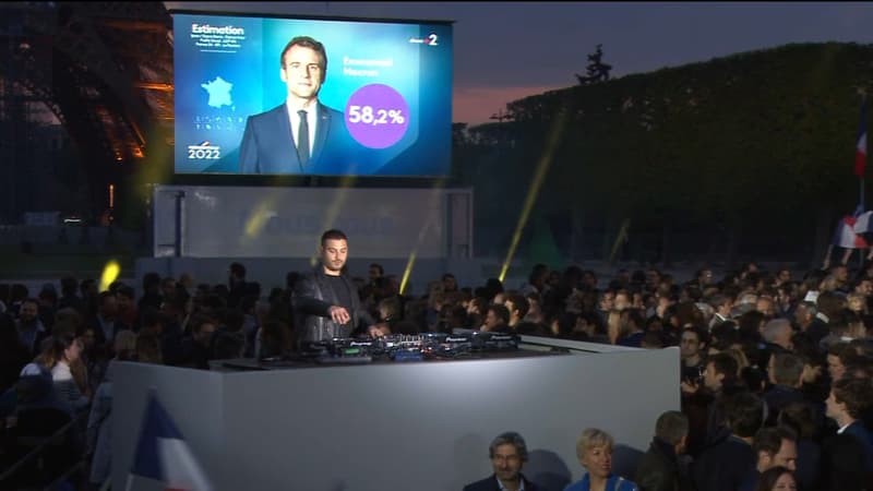 Vanetty, le DJ qui enflamme la soirée de victoire de Macron au Champ-de-Mars