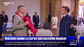 Investiture: Emmanuel Macron donne le cap de son second mandat