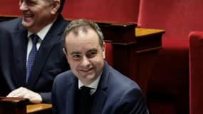 Le Premier ministre Sébastien Lecornu à l'Assemblée nationale après le rejet des deux motions de censure, le 23 janvier 2026 à Paris
