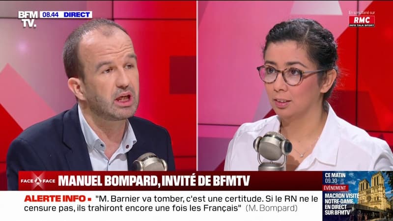 Manuel Bompard (LFI): François Hollande a réussi à faire mine qu'il portait le programme du NFP