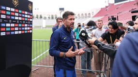 Diego Simeone lors d'un point presse avant le début de la Coupe du monde des clubs, le 14 juin 2025.