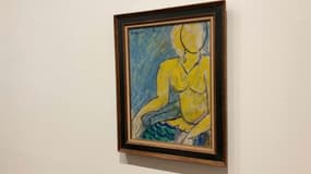 "Katia à la chemise jaune", le dernier tableau peint par Matisse est exposé au Musée des Beaux-Arts de Lyon.