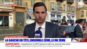Législatives 2024: l'annonce des résultats devant la permanence d'Éric Ciotti