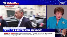 "Je suis très très triste" déplore Roselyne Bachelot, ancienne ministre, face à la situation chez les Républicains