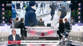 #GiletsJaunes Commentaire de Stanislas Gaudon, syndicat @alliancepolice sur le "boxeur" de CRS #GGRMC