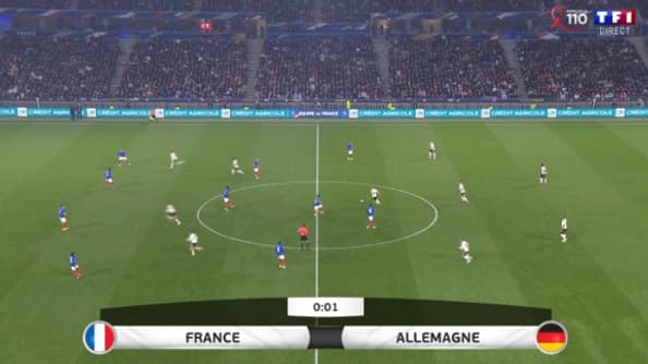 Le but de Wirtz lors de France-Allemagne.