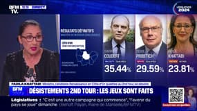 Législatives: "Le président de la République n'aurait jamais été réélu sans la gauche", estime Fadila Khattabi, ex-candidate "Renaissance"