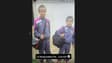 Guéla et Désiré Doué enfants au Stade Rennais