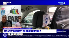 Brahim Ben Ali, secrétaire général du syndicat INV réagit "à la politique d'exclusion des VTC" dans le projet du "Paris Piéton" dans le centre de la capitale